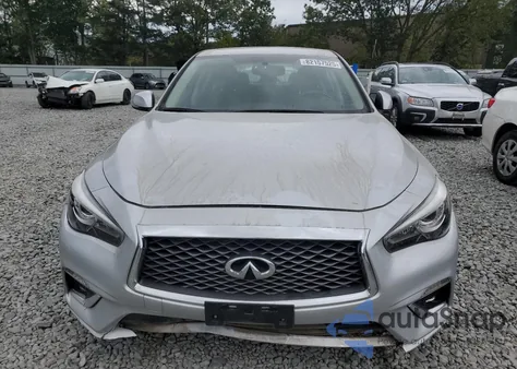 2019 Infiniti Q50 Red Sport 400 z USA, uszkodzony, nr VIN JN1FV7AR8KM593330